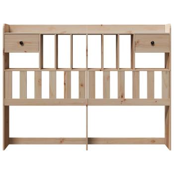 Kopfteil mit Stauraum 150 cm Massivholz Kiefer