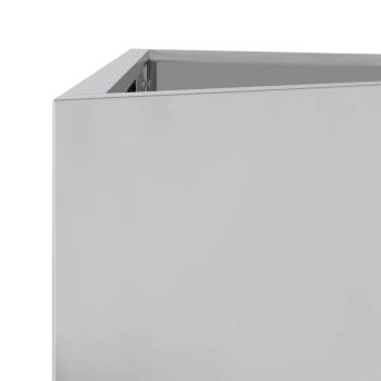 Pflanzkübel Dreieckig 40x34,5x70 cm Verzinkter Stahl