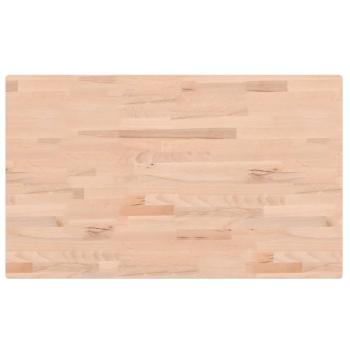 Werkbank 100x60x(71,5-98) cm Massivholz Buche Rechteckig
