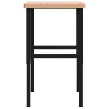 Werkbank 100x60x(73-99,5) cm Massivholz Buche Rechteckig