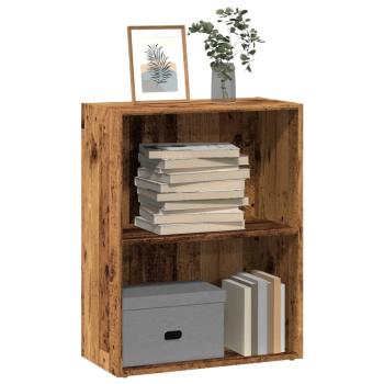 ARDEBO.de - Bücherregal Altholz-Optik 60x30x77 cm Holzwerkstoff