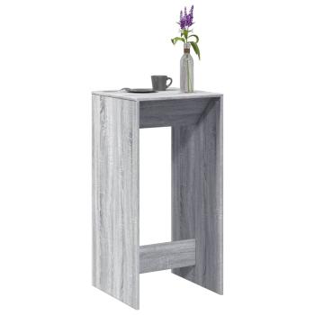 ARDEBO.de - Bartisch Grau Sonoma 51x50x103,5 cm Holzwerkstoff
