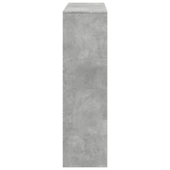 Bücherregal/Raumteiler Betongrau 100x33x115 cm