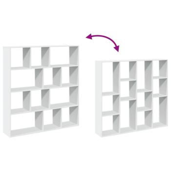 Bücherregal Weiß 132x29x141,5 cm Holzwerkstoff