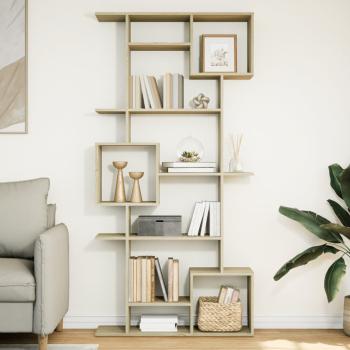 ARDEBO.de - Bücherregal Sonoma-Eiche 92x29x188 cm Holzwerkstoff