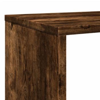 Bücherregal Räuchereiche 132x29x141,5 cm Holzwerkstoff