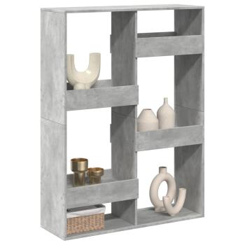 ARDEBO.de - Raumteiler Betongrau 100x33x135 cm Holzwerkstoff