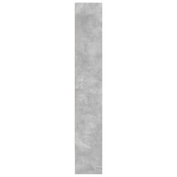 Bücherregal Betongrau 80x30x189 cm Holzwerkstoff