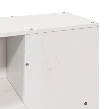 Massivholzbett ohne Matratze Weiß 150x200 cm Kiefernholz