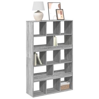 ARDEBO.de - Bücherregal Grau Sonoma 100x33x156,5 cm Holzwerkstoff