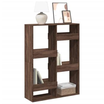 ARDEBO.de - Bücherregal Braun Eichen-Optik 100x33x135 cm Holzwerkstoff