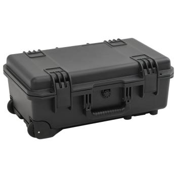 ARDEBO.de - Koffer für Flugreise Tragbar Schwarz 55x35x22,5 cm PP