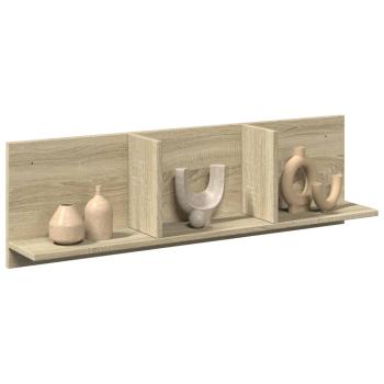 ARDEBO.de - Wandschrank 100x16,5x30 cm Sonoma Eiche Holzwerkstoff