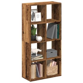 ARDEBO.de - Raumteiler-Bücherregal Altholz-Optik 69,5x29x137,5 cm