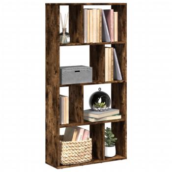 ARDEBO.de - Bücherregal Räuchereiche 60x20x120 cm Holzwerkstoff