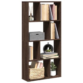 ARDEBO.de - Bücherregal Braun Eichen-Optik 60x20x120 cm Holzwerkstoff