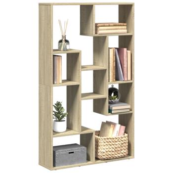 ARDEBO.de - Bücherregal Sonoma-Eiche 72x20x120 cm Holzwerkstoff