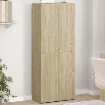 ARDEBO.de - Aktenschrank Sonoma-Eiche 60x32x153 cm Holzwerkstoff