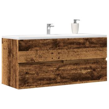 ARDEBO.de - Waschbeckenschrank Altholz-Optik 100x38,5x45 cm Holzwerkstoff