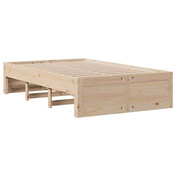 Massivholzbett ohne Matratze mit Schubladen 135x190 cm