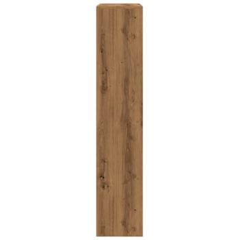 Raumteiler-Bücherregal 4 Stufen Artisan-Eiche 143,5x29x143,5 cm