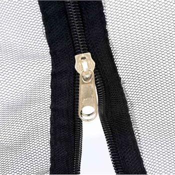 Moskitonetz Indoor Outdoor 156 Mesh Schwarz 300x300x200 cm