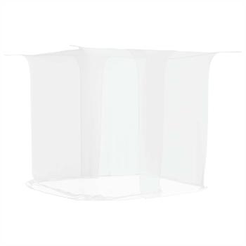 Moskitonetz zum Aufhängen 156 Mesh Weiß 220x150x180 cm