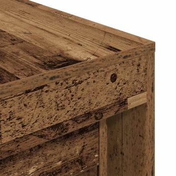 Satztische 3 Stk. Altholz-Optik Holzwerkstoff