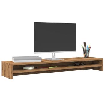 ARDEBO.de - Monitorständer Artisan-Eiche 100x24x13 cm Holzwerkstoff