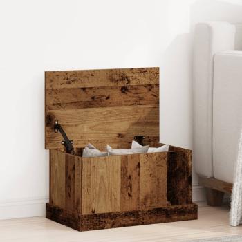ARDEBO.de - Truhe Altholz-Optik 30x50x28 cm Holzwerkstoff