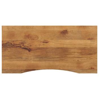 ARDEBO.de - Schreibtischplatte mit Aussparung 110x60x2,5cm Massivholz Mango