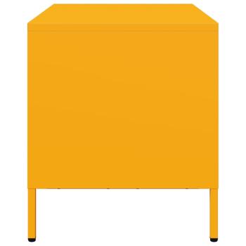 TV-Schrank Senfgelb 68x39x43,5 cm Kaltgewalzter Stahl