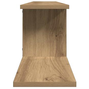 TV-Wandregal Artisan-Eiche 125x18x23 cm Holzwerkstoff