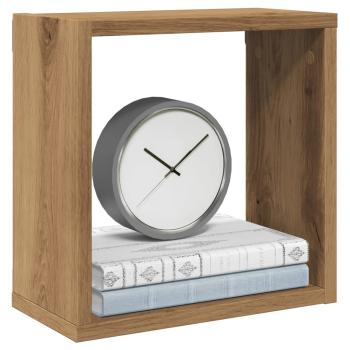 ARDEBO.de - Würfel-Wandregale 4 Stk. Artisan-Eiche 30x15x30 Holzwerkstoff