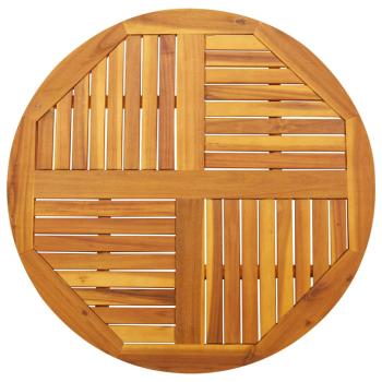 ARDEBO.de - Tischplatte Ø90x2,2 cm Rund Massivholz Akazie