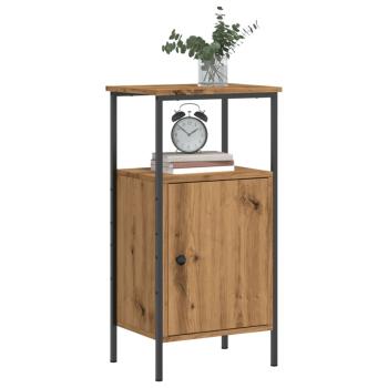 ARDEBO.de - Nachttische 2 Stk. Artisan-Eiche 41x31x80 cm Holzwerkstoff