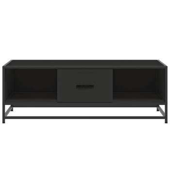 Couchtisch Schwarz 100x57x35 cm Holzwerkstoff und Metall