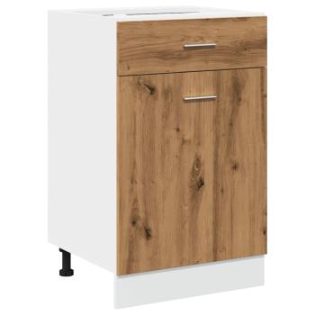 Schubunterschrank Artisan-Eiche 50x46x81,5 cm Holzwerkstoff