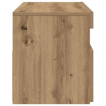 TV-Schrank mit LED-Leuchten Artisan-Eiche 90x35x40 cm