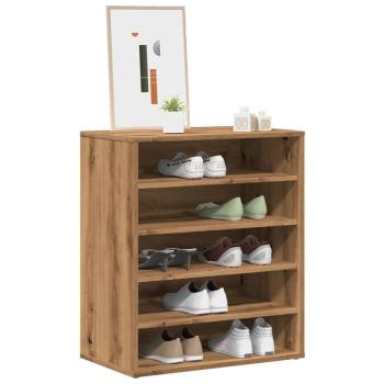 ARDEBO.de - Schuhregal Artisan-Eiche 60x35x70 cm Holzwerkstoff