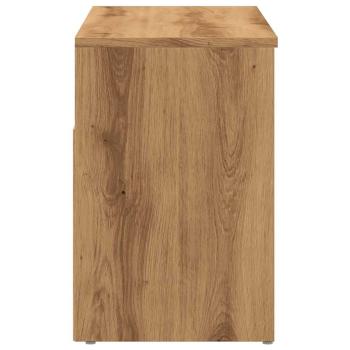 Schuhbank Artisan-Eiche 80x30x45 cm Holzwerkstoff