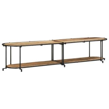 ARDEBO.de - TV-Regal 200x42x40 cm Raues Mangoholz
