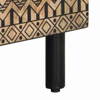 ARDEBO.de - Sideboard 60x33,5x75 cm Raues Mangoholz