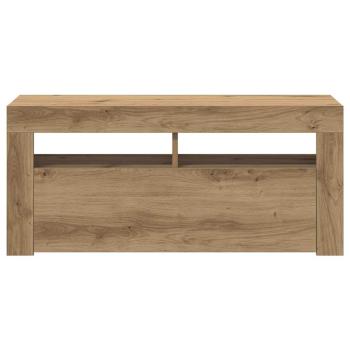 TV-Schrank mit LED-Leuchten Artisan-Eiche 90x35x40 cm