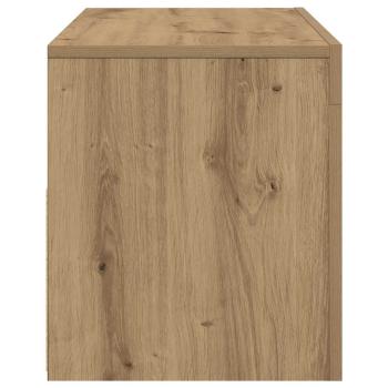 TV-Schrank mit LED-Leuchten Artisan-Eiche 90x35x40 cm