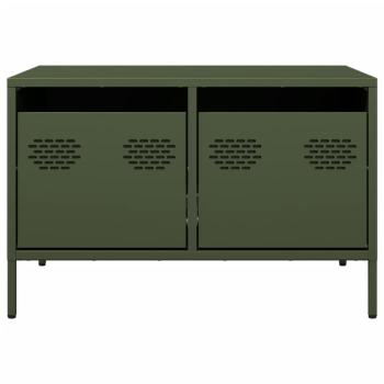 TV-Schrank Olivgrün 68x50x43,5 cm Kaltgewalzter Stahl