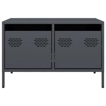 TV-Schrank Anthrazit 68x50x43,5 cm Kaltgewalzter Stahl