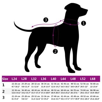 Hundemantel mit Geschirr Wasserdicht Reflektierend Schwarz 2XL