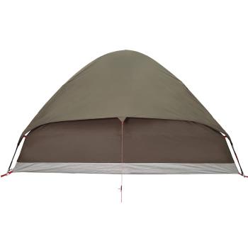 Kuppel-Campingzelt 4 Personen Braun Wasserdicht
