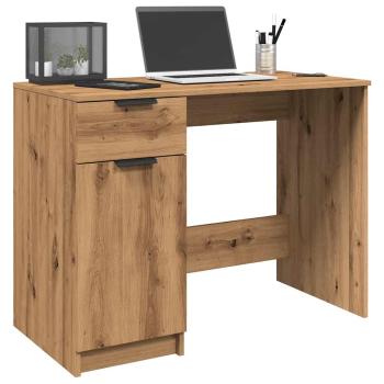 ARDEBO.de - Schreibtisch Artisan-Eiche 100x50x75 cm Holzwerkstoff
